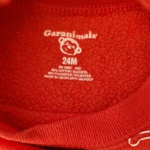 Garanimals Vibrant Red Fleece Top